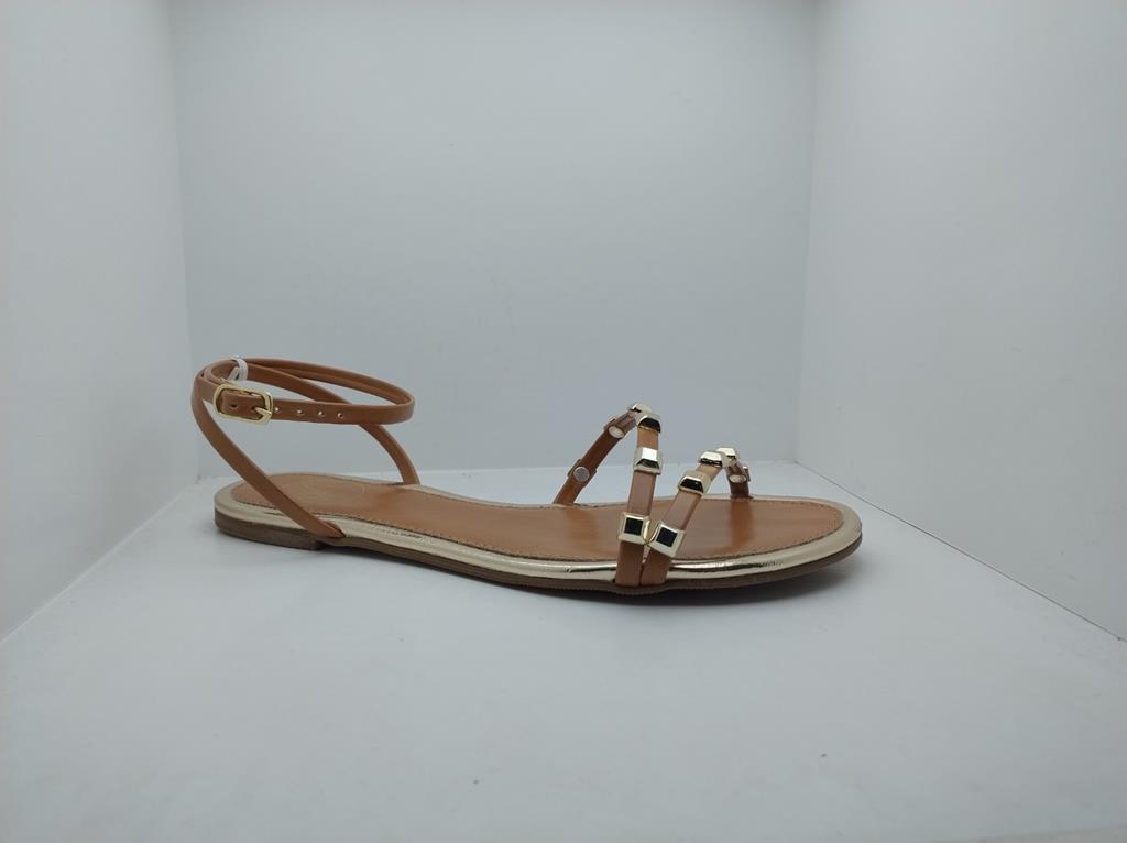 Rasteira Bico Redondo - 3 Marias